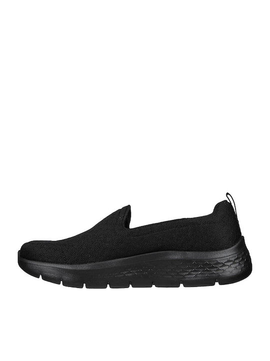 Go Walk Flex-ocean Wind Текстил Анатомични Дамски Slip-On Черен