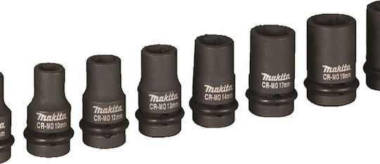 Makita Hexagon Socket 1/2" 9pcs B-66232
