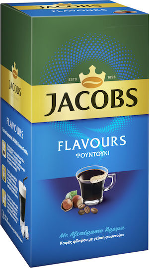 Jacobs Καφές Φίλτρου Arabica Flavours Hazelnut Αλεσμένος 250gr