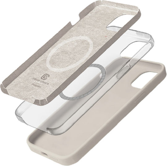 Crong Color Premium MagSafe Задна корица Силикон Камък (iPhone 14 Plus)