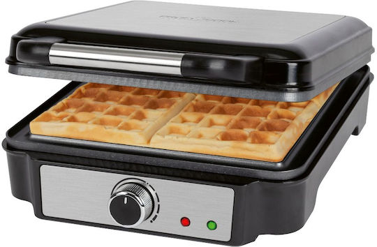 Profi Cook PC-WA 1241 Waffle Maker For Square Waffles 4 Waffles 1200W