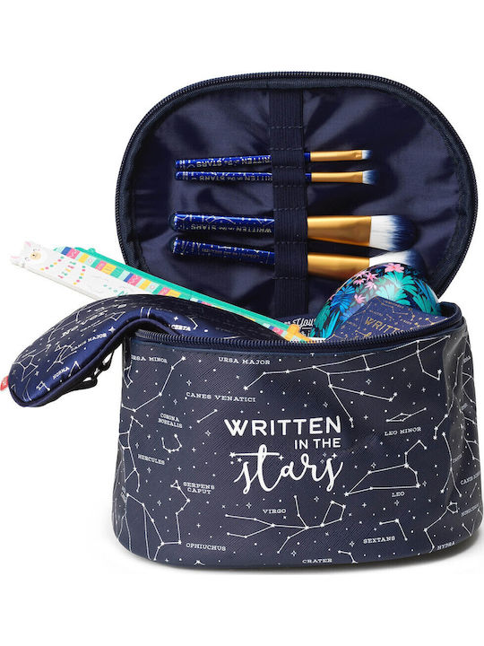 Toiletry Bag Stars in Blue color 21cm