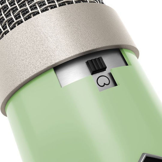 Universal Audio Bock 251 Condenser Microphone Handheld, Shock Mounted for Vocals in Green Color