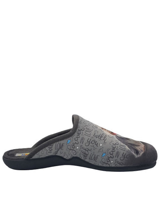 Medies Slipper Grey D16 SER221-228 GRIS