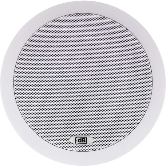 GloboStar FDB C600T Passive Ceiling Speaker 80W Piece White