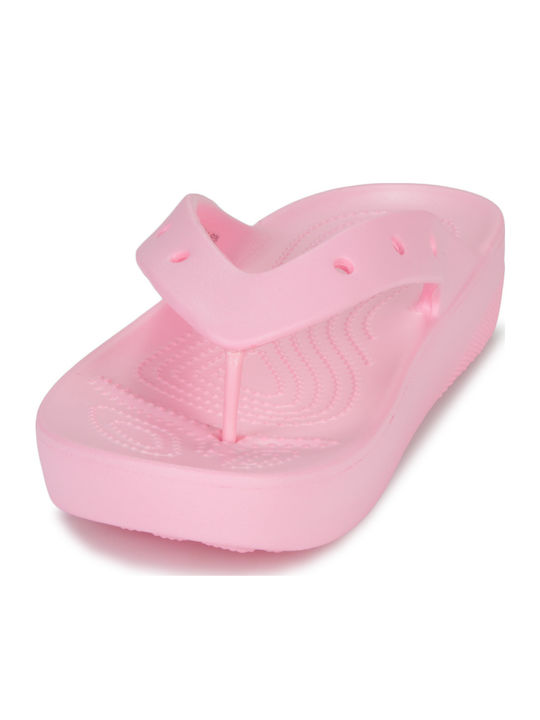Classic Platform Flip Women's Platform Flip Flops Pink