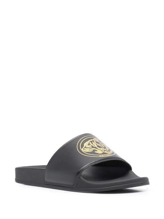 Just Cavalli Slides Μαύρα