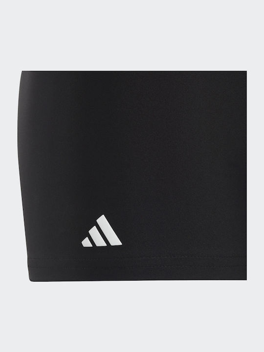 adidas 3 Bar Logo Costum de baie pentru copii Pantaloni scurți de înot Negru