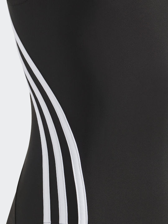adidas 3-Stripes Kinder Badeanzug Einteilig Schwarz