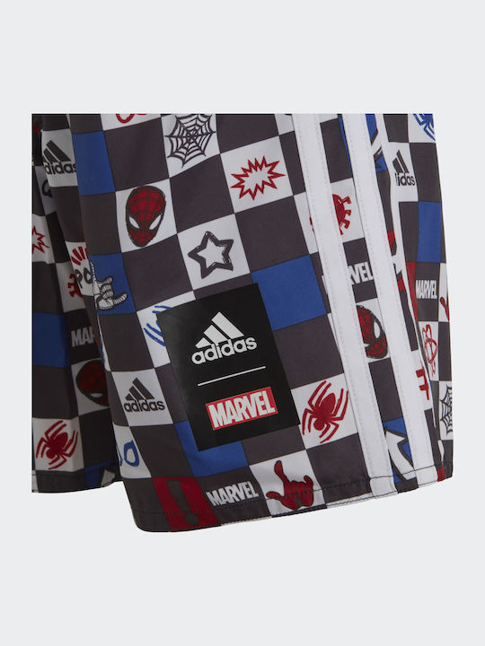adidas Spider-Man Costum de baie pentru copii Pantaloni scurți de înot Alb