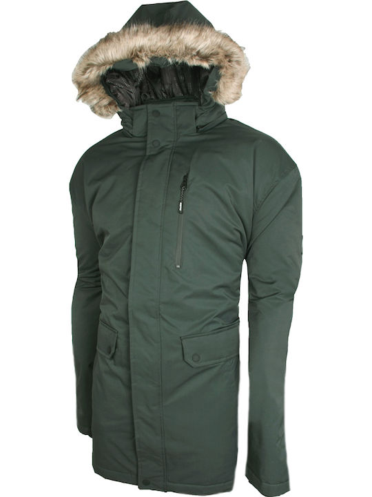 Winter Jacket Parka Windproof Green