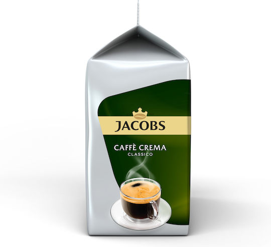 Jacobs Κάψουλες Espresso Crema Classico Συμβατές με Μηχανή Tassimo 16caps