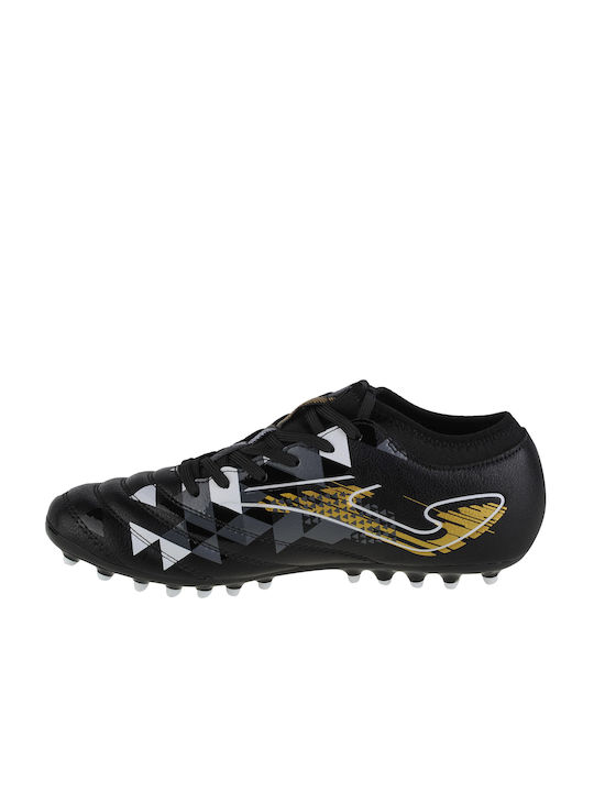 Joma Propulsion 2201 AG Χαμηλά Ποδοσφαιρικά Παπούτσια με Τάπες Μαύρα