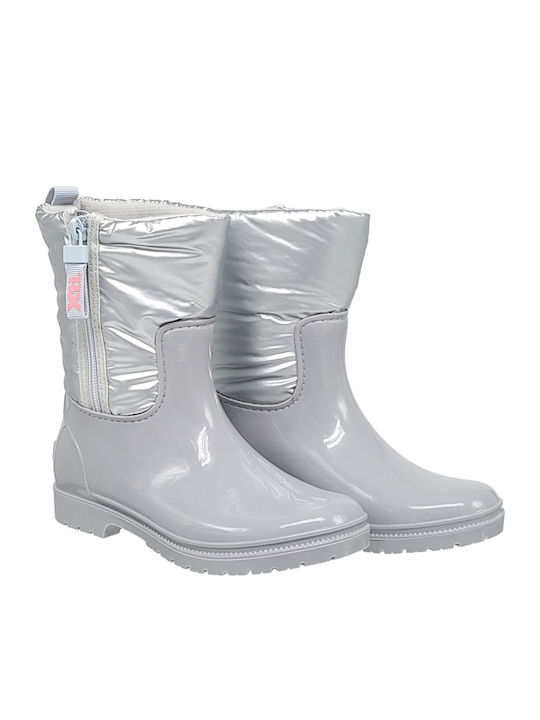 Kids Wellies Silver