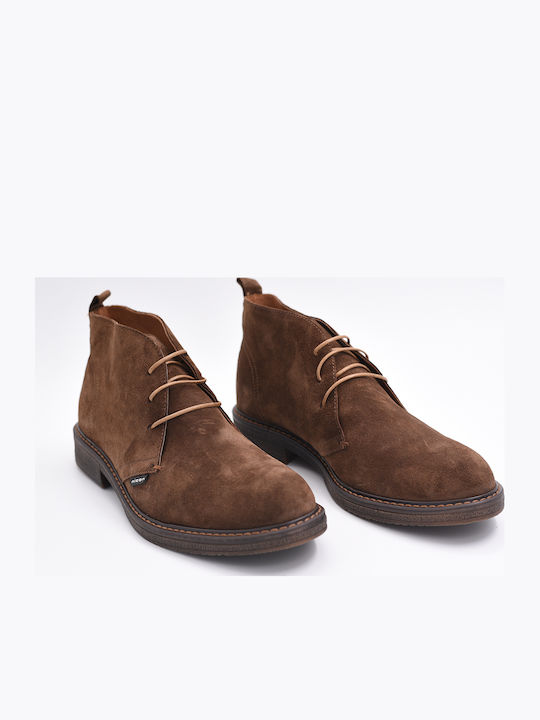 Suede Καφέ Ανδρικά Μποτάκια
