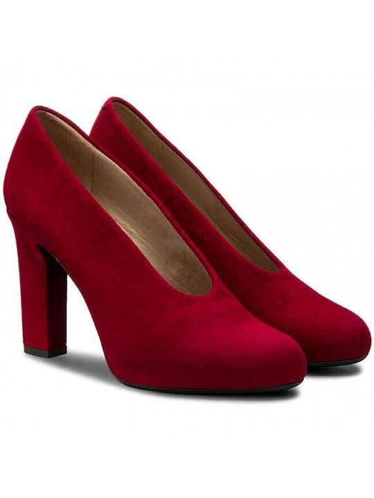 UNISA BEAVER RED HIPS WITH THICK HEEL