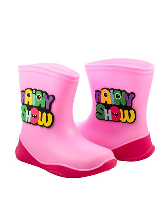 IQ Shoes Kids Wellies Fuchsia