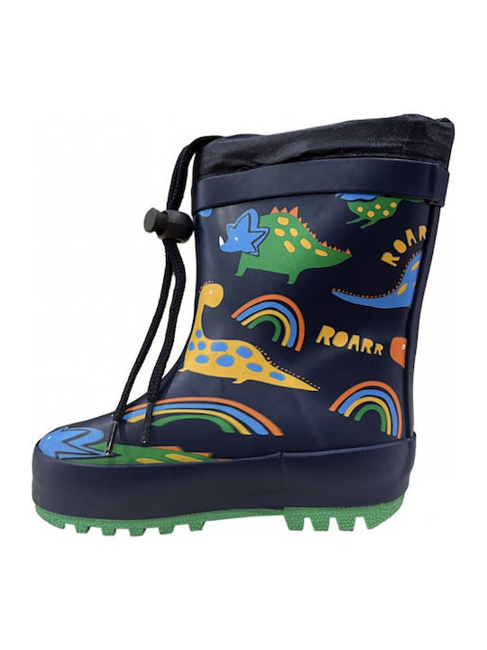 Kids Wellies Navy Blue