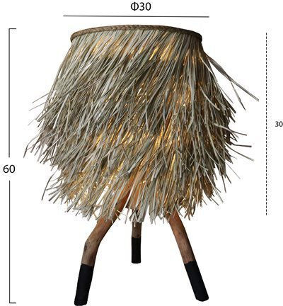 HomeMarkt Lustră Decorativă cu Soclu pentru Bec E27 Maro
