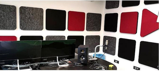 Audiodesigner Ecoplan Rechteck ECOPLAN-RC-4/12-Weiß Audio-Behandlungsmaterial Panel (4 Stück) in Gerade Design 40cm x 120cm in Weißer Farbe