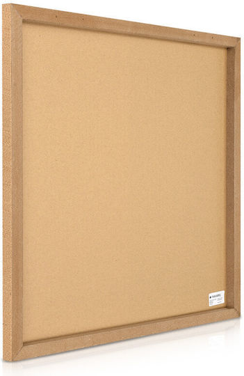 Navaris Cork Notice Board 40x40cm