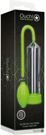 Shots Ouch Glow In The Dark Classic Τρόμπα Πέους Green