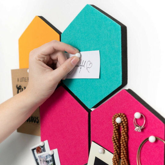 Navaris Felt Notice Board 15x17cm