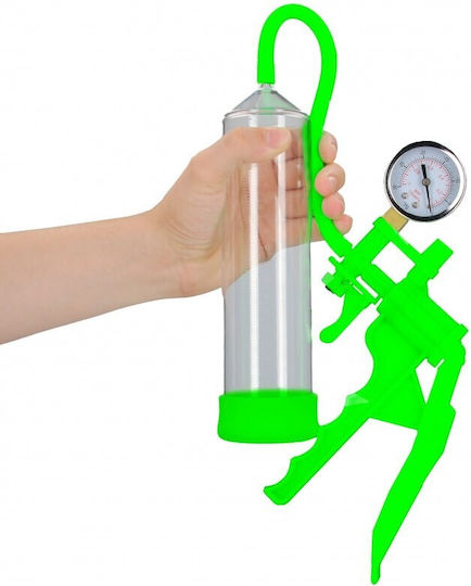 Shots Ouch Glow In The Dark Elite Începător Pompă Pentru Penis Verde