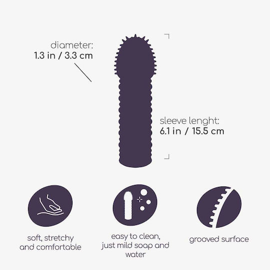 Crushious Penis Extension Clear 15.5cm