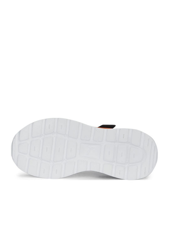 Anzarun Kids Sports Shoes Running with Hoop & Loop Closure Gray