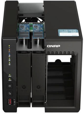 QNap TS-253E NAS with 2 slots for HDD/SSD and 2 Ethernet ports