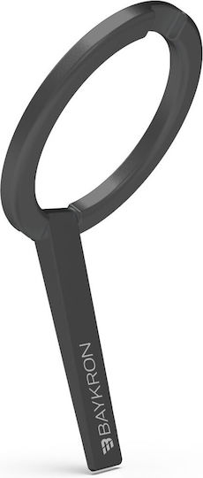 Baykron Magsafe Stand Βάση Γραφείου για Κινητό σε Μαύρο χρώμα