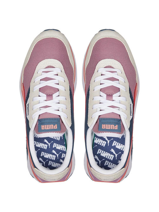 Puma Cruise Rider Silk Road Γυναικεία Flatforms Sneakers Πολύχρωμα