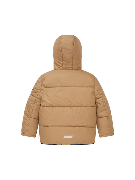 Tom Tailor Kinderjacke Kurz mit Kapuze Beige