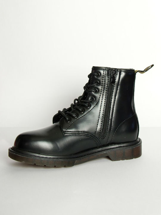 Huxley & Grace Men's Military Boots Black