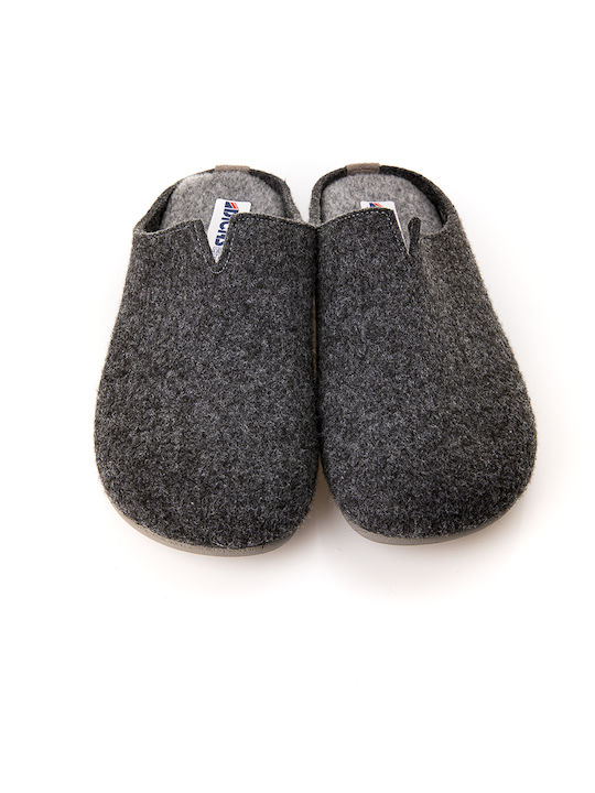 Dicas Men's Slipper Gray