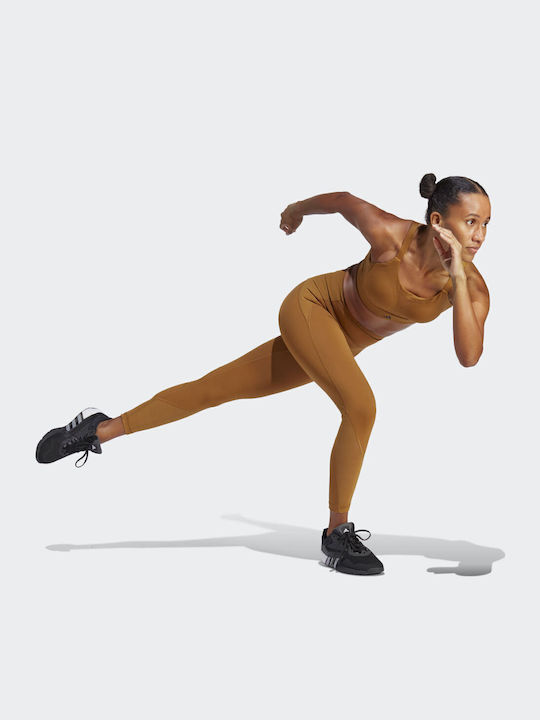 Tailored Impact Brown Athletic Bra
