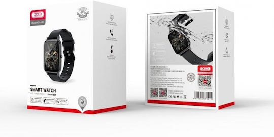 XO H80(s) Smartwatch with Heart Rate Monitor (Black)