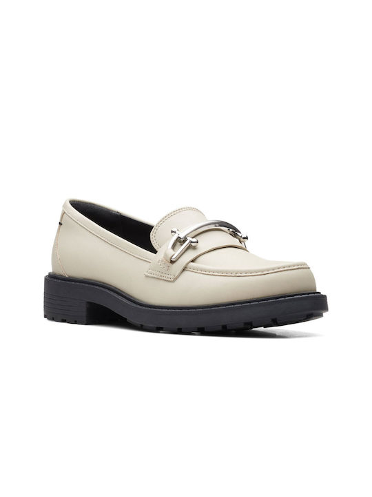 Clarks Orinoco2 Edge Women's Leather Loafers Beige