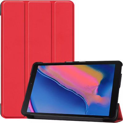 Tri-fold Flip Cover Synthetic Leather Red (Lenovo Tab M10 Plus 10.6" 3rd Gen) Len-35263