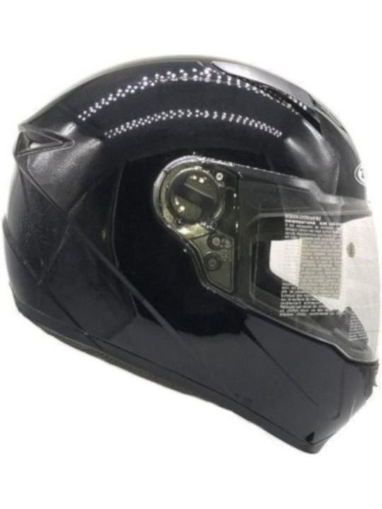 Zeus ZS-811 Black Motorradhelm Volles Gesicht DOT / ECE 22.05 1380gr