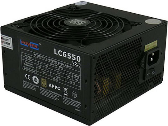 LC-Power LC6550 rev. 2.3 550W Μαύρο Τροφοδοτικό Υπολογιστή Full Wired 80 Plus Bronze