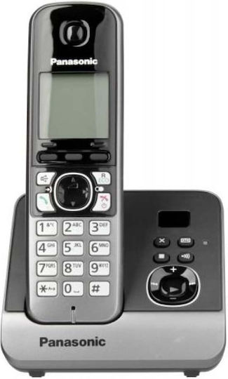 Panasonic KX-TG6721 Ασύρματο Τηλέφωνο Μαύρο