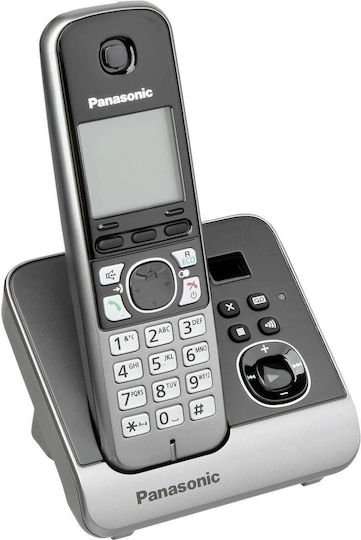 Panasonic KX-TG6721 Ασύρματο Τηλέφωνο Μαύρο