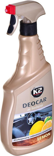K2 Car Air Freshener Spray Deocar Lemon 700ml K2-