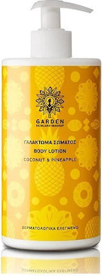 Garden Coconut & Pineapple Body Lotion Feuchtigkeitsspendende Lotion Körper mit Duft Kokosnuss 1000ml