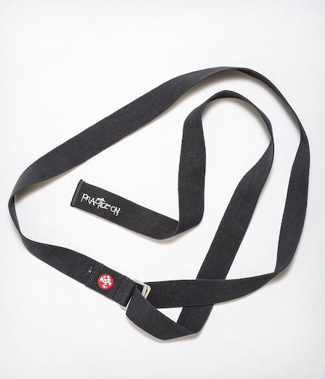 Manduka Align Strap Centura Yoga 304cm x 4.5cm - 304cm x 4.5cm în culoarea Gri