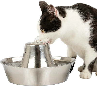 Pet Safe Drinkwell Automatic Cat Feeder/Waterer Silver 1.8lt PWW00-17099