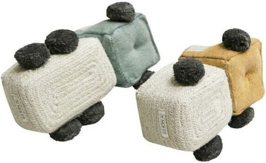 Lorena Canals Kinder Aufbewahrungskorb aus Stoff Mini Trucks Mehrfarbig 21x8x14cm 2Stück