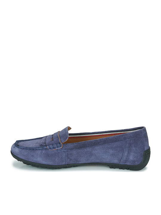 D Kosmopolis Γυναικεία Loafers σε Navy Μπλε Χρώμα